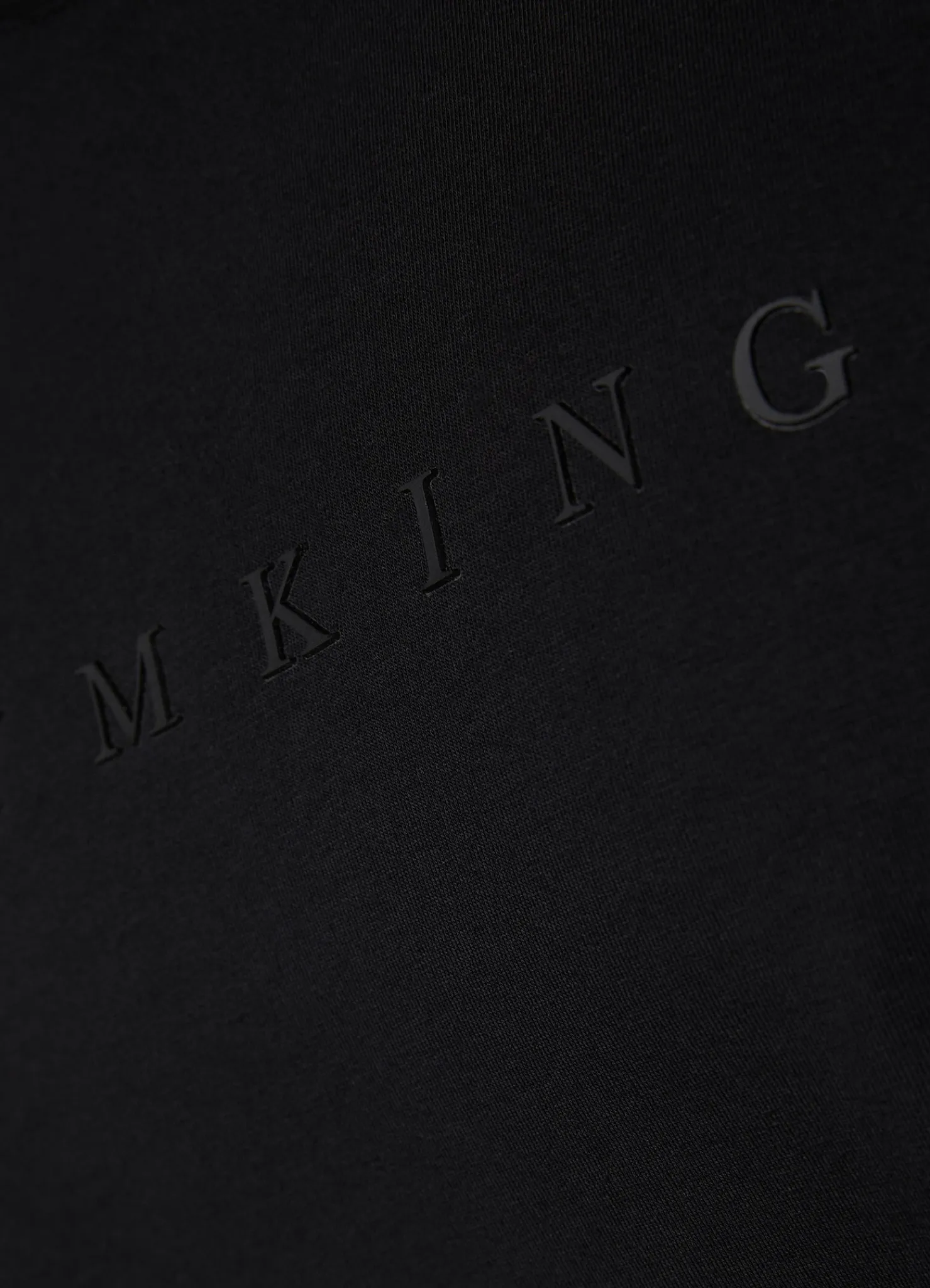 T-Shirts<Gym King Linear Print Tee Black
