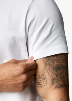 Twin Sets<Gym King Linear Print Tee White