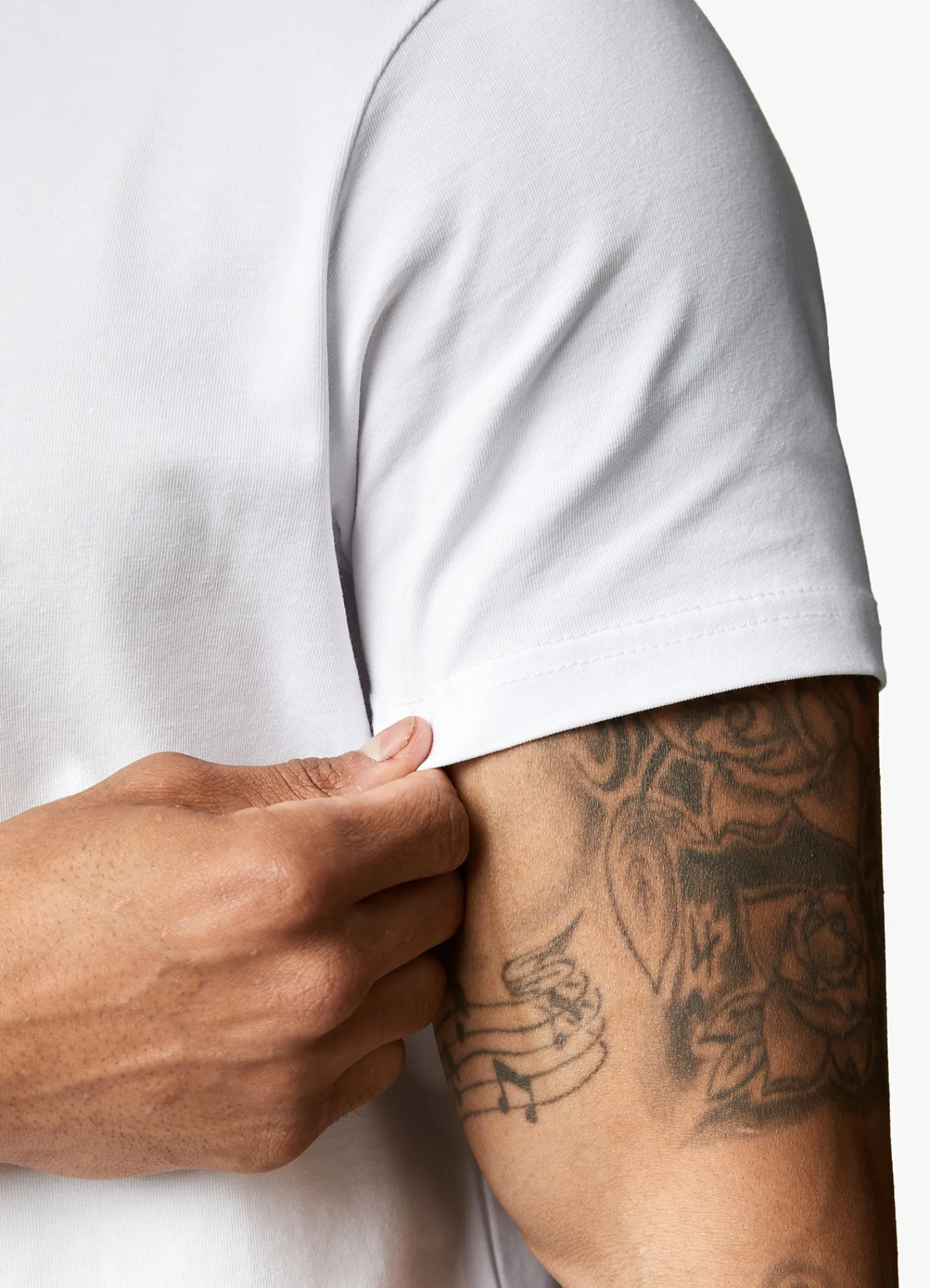 Twin Sets<Gym King Linear Print Tee White