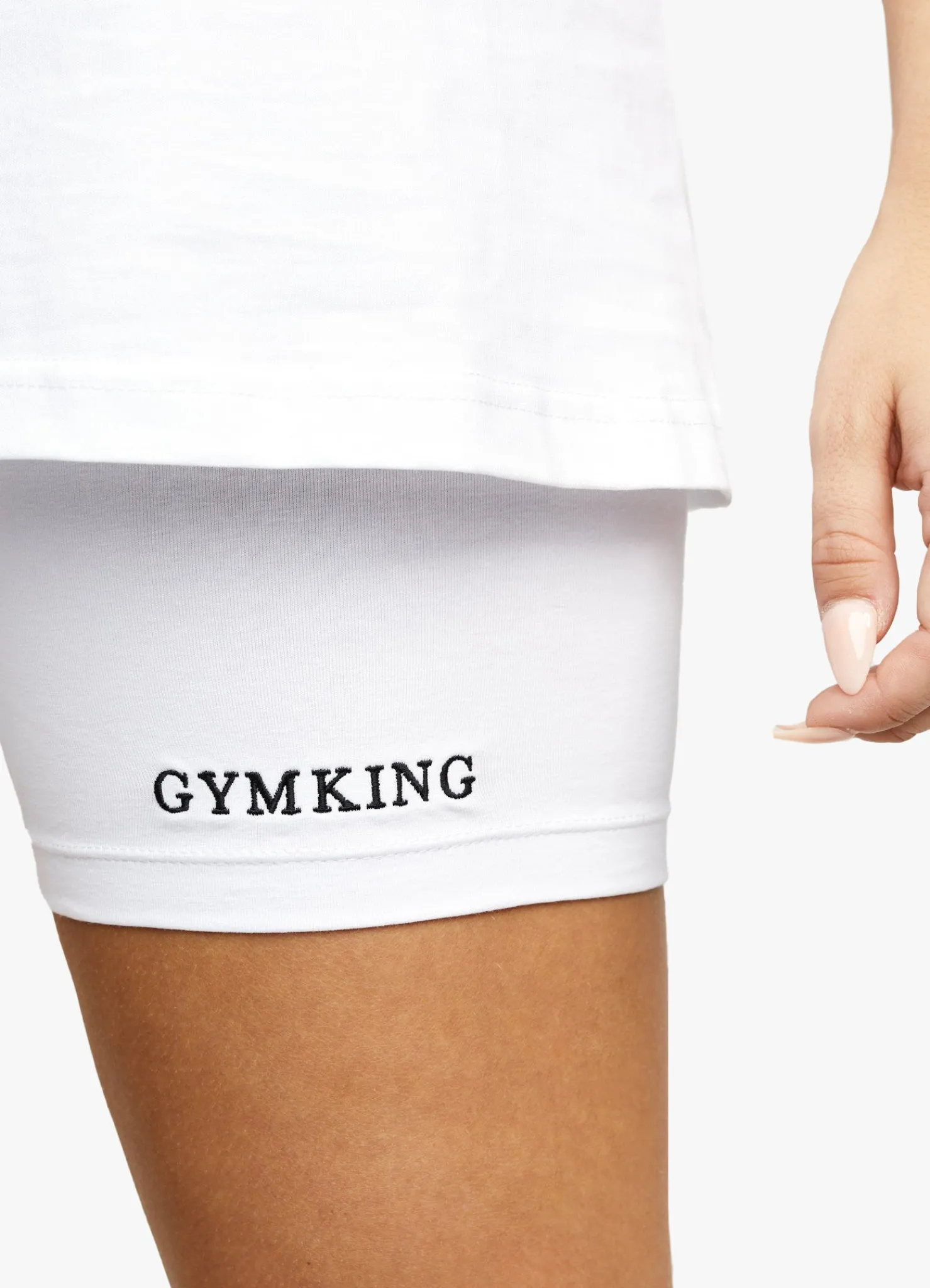 Shorts<Gym King Linear Short White
