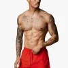 Swimwear<Gym King Linear Swim Short 4" Chilli Red