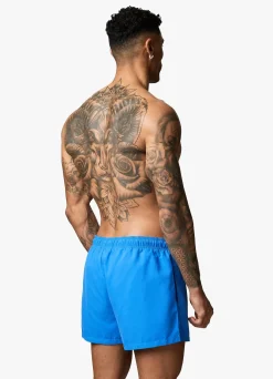 Swimwear<Gym King Linear Swim Short 4" Cobalt Blue