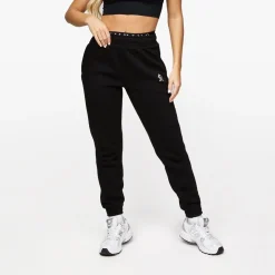 Joggers<Gym King Linear Tape Fleece Jogger Black