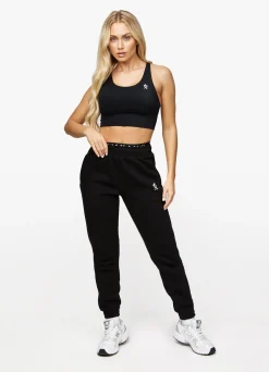 Joggers<Gym King Linear Tape Fleece Jogger Black
