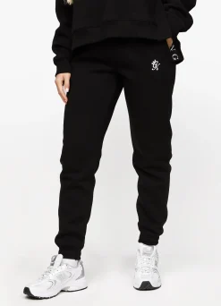 Tracksuits<Gym King Linear Tape Fleece Tracksuit Black