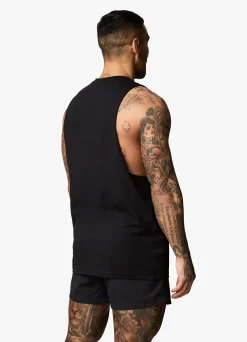 Vests<Gym King Linear Vest Black