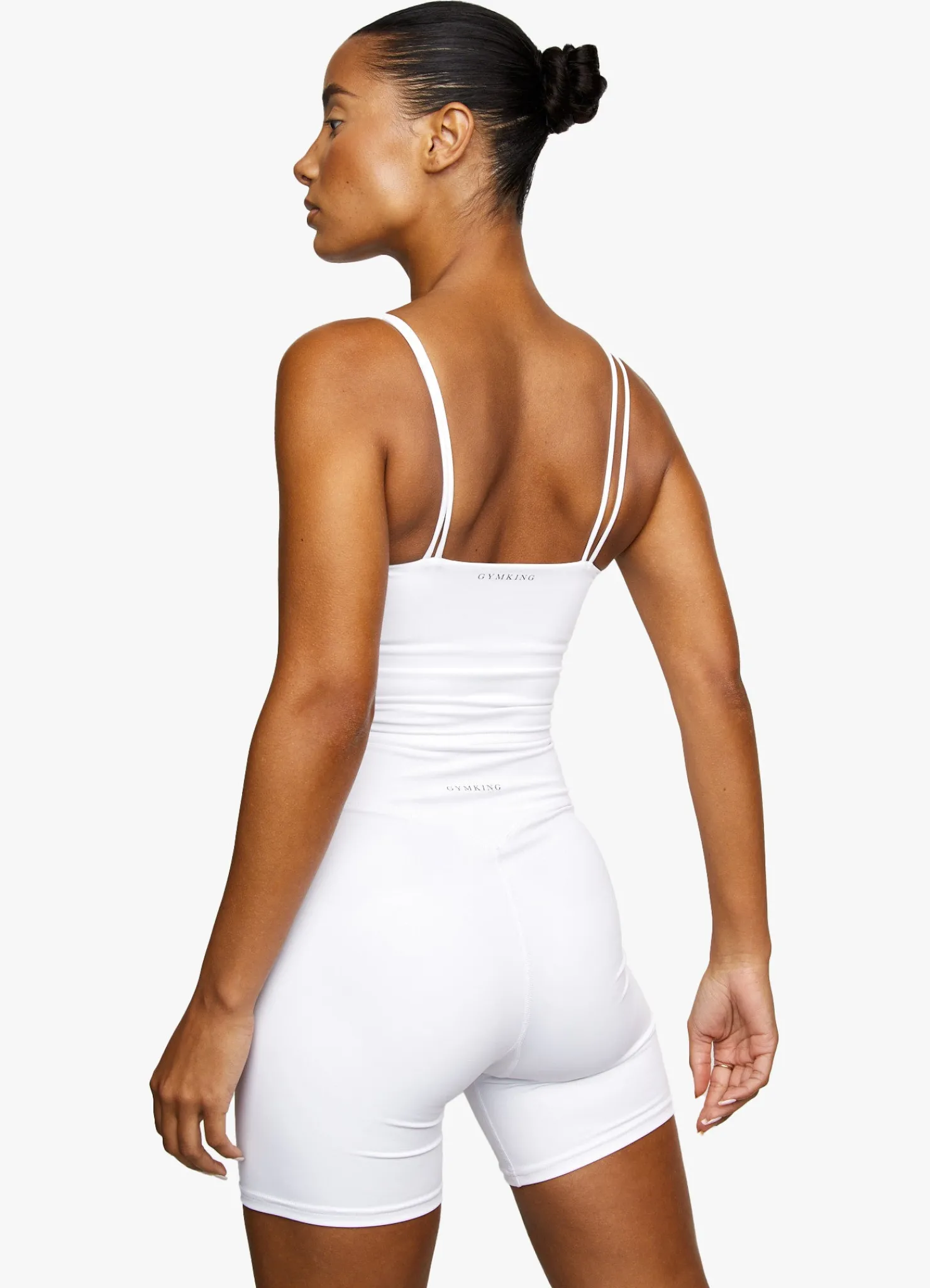 Gymwear<Gym King 365 Long Line Tank White