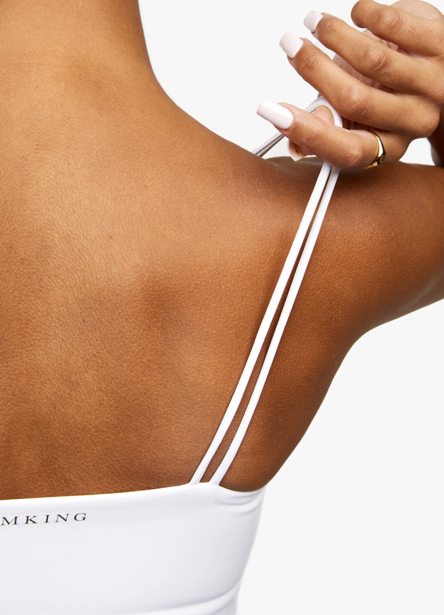 Sports Bras<Gym King 365 Long Line Tank White