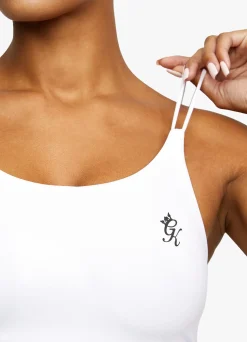 Sports Bras<Gym King 365 Long Line Tank White