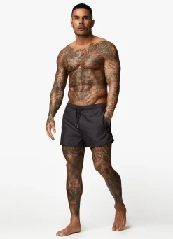 Swimwear<Gym King Marina Short 4" Black Aop