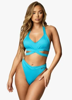 Swimwear<Gym King Miami Bikini Top Peacock Blue