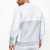 Sweatshirts & Hoodies<Gym King Minefield Crew Snow Marl/White/Light Grey Marl