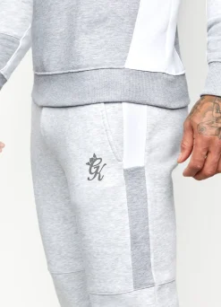 Tracksuit Bottoms<Gym King Minefield Jogger Snow Marl/White/Light Grey Marl
