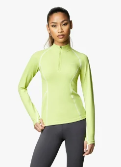 Tops & T-Shirts<Gym King Motivate 1/4 Zip Graphite/Lime