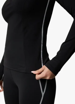 Tops & T-Shirts<Gym King Motivate 1/4 Zip Black/White