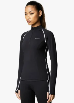 Gymwear<Gym King Motivate 1/4 Zip Black/White