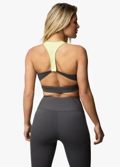 Sports Bras<Gym King Motivate Bra Graphite/Lime