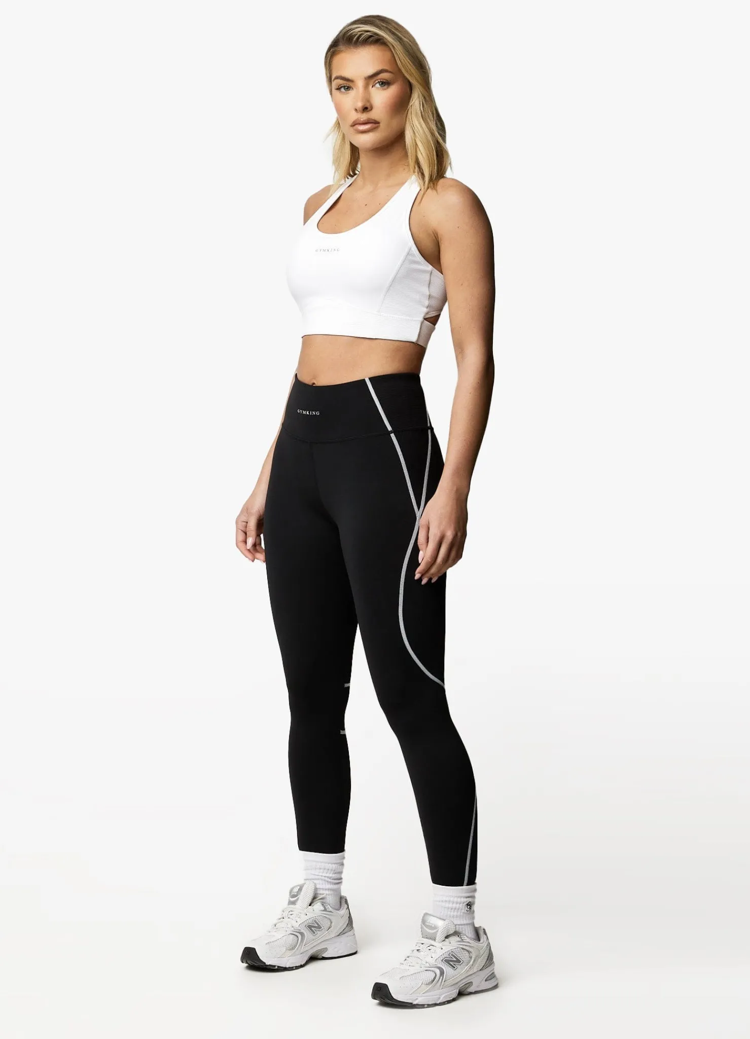 Gymwear<Gym King Motivate Bra White