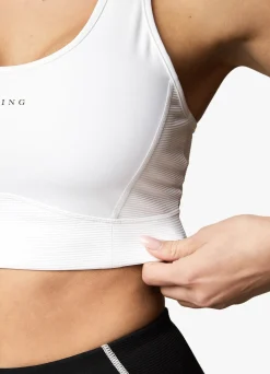 Gymwear<Gym King Motivate Bra White