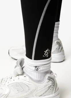 Leggings<Gym King Motivate Legging Black/White
