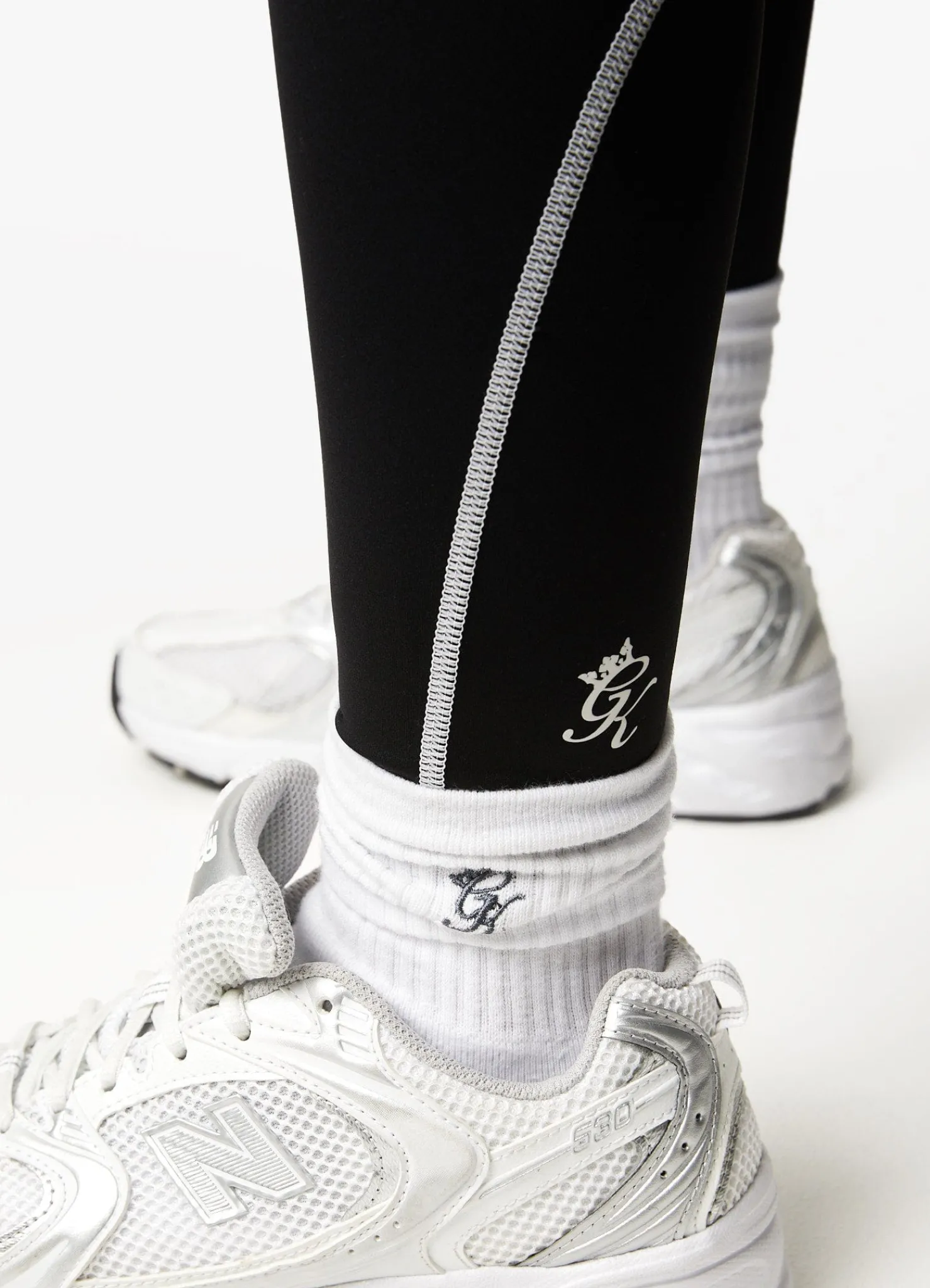 Gymwear<Gym King Motivate Legging Black/White
