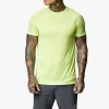 T-Shirts<Gym King Motivate Stripe Tee Lime/Graphite