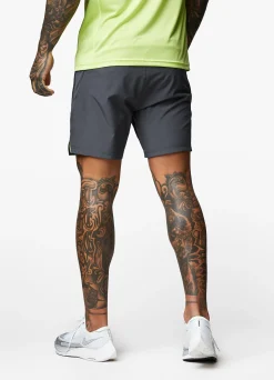 Gymwear<Gym King Motivate Texture Short Graphite/Lime