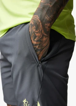 Gymwear<Gym King Motivate Texture Short Graphite/Lime