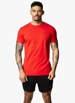 T-Shirts<Gym King Nothing Beats Belief Tee Chilli Red