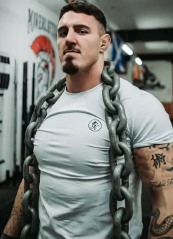 Gymwear<Gym King Nothing Beats Belief Tee White
