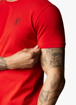 T-Shirts<Gym King Nothing Beats Belief Tee Chilli Red