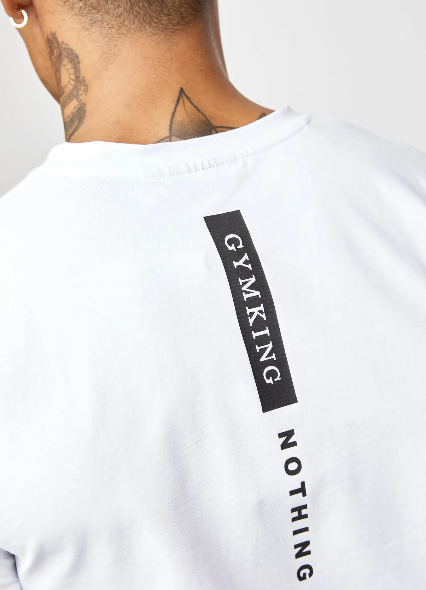 T-Shirts<Gym King Nothing Beats Belief Tee White