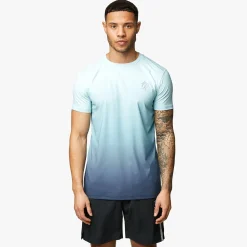 Gymwear<Gym King Ombre Ss Tee Deep Blue/Mint