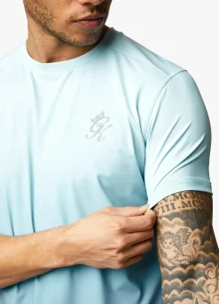 Gymwear<Gym King Ombre Ss Tee Deep Blue/Mint
