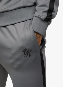 Tracksuit Bottoms<Gym King Poly Tracksuit Bottoms Dark Grey/Black