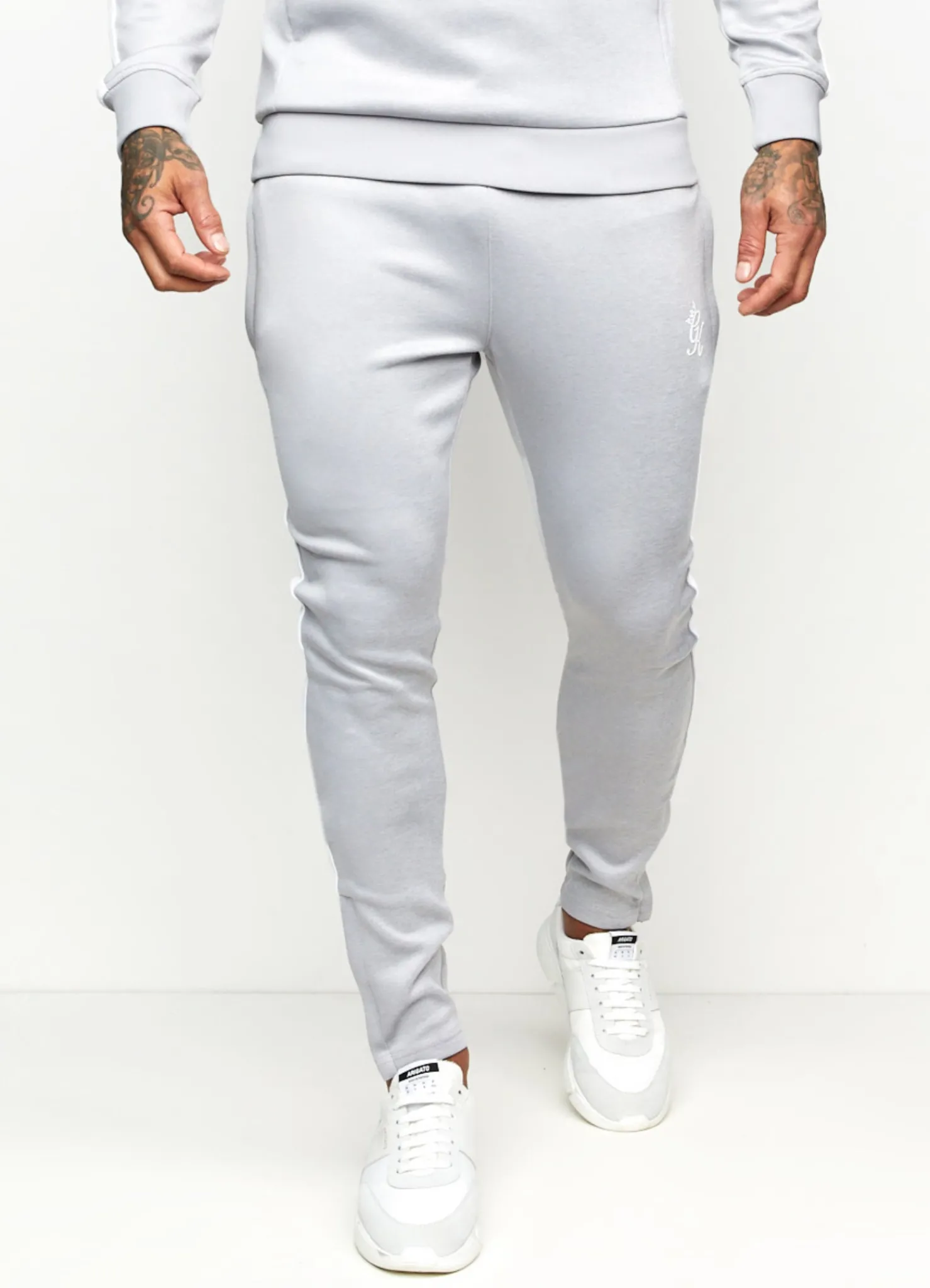 Tracksuit Bottoms<Gym King Poly Tracksuit Bottoms Grey Marl
