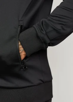 Tracksuit Tops<Gym King Poly Tracksuit Top Black