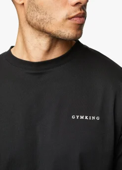 Twin Sets<Gym King Premium Linear Tee Black