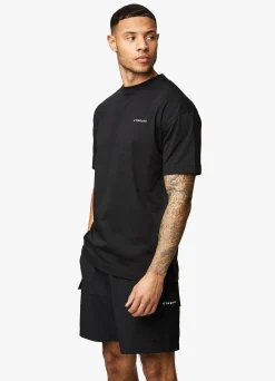 Twin Sets<Gym King Premium Linear Tee Black