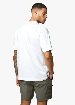 Twin Sets<Gym King Premium Linear Tee White
