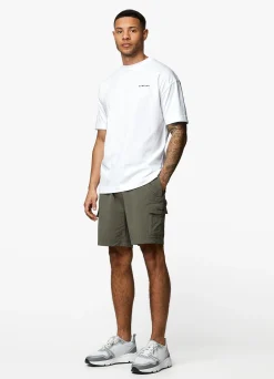 T-Shirts<Gym King Premium Linear Tee White