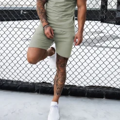 Twin Sets<Gym King Pro Jersey Short Soft Khaki