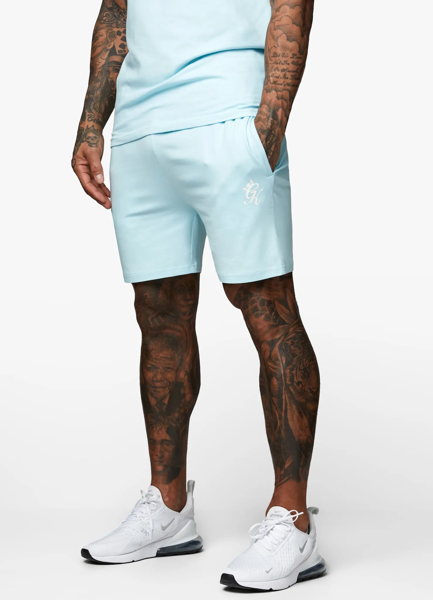 Twin Sets<Gym King Pro Jersey Short Aqua Sky