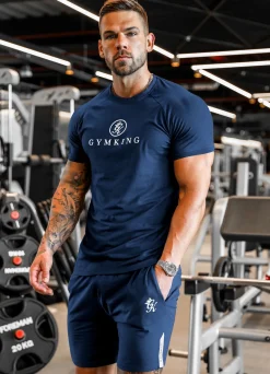 Twin Sets<Gym King Pro Jersey Short Moonlight Blue