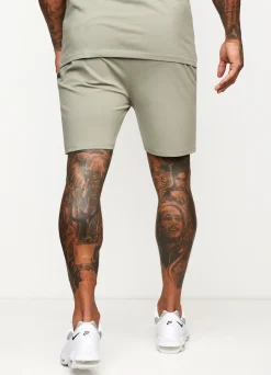 Shorts<Gym King Pro Jersey Short Soft Khaki