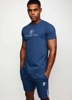 Twin Sets<Gym King Pro Jersey Short Moonlight Blue