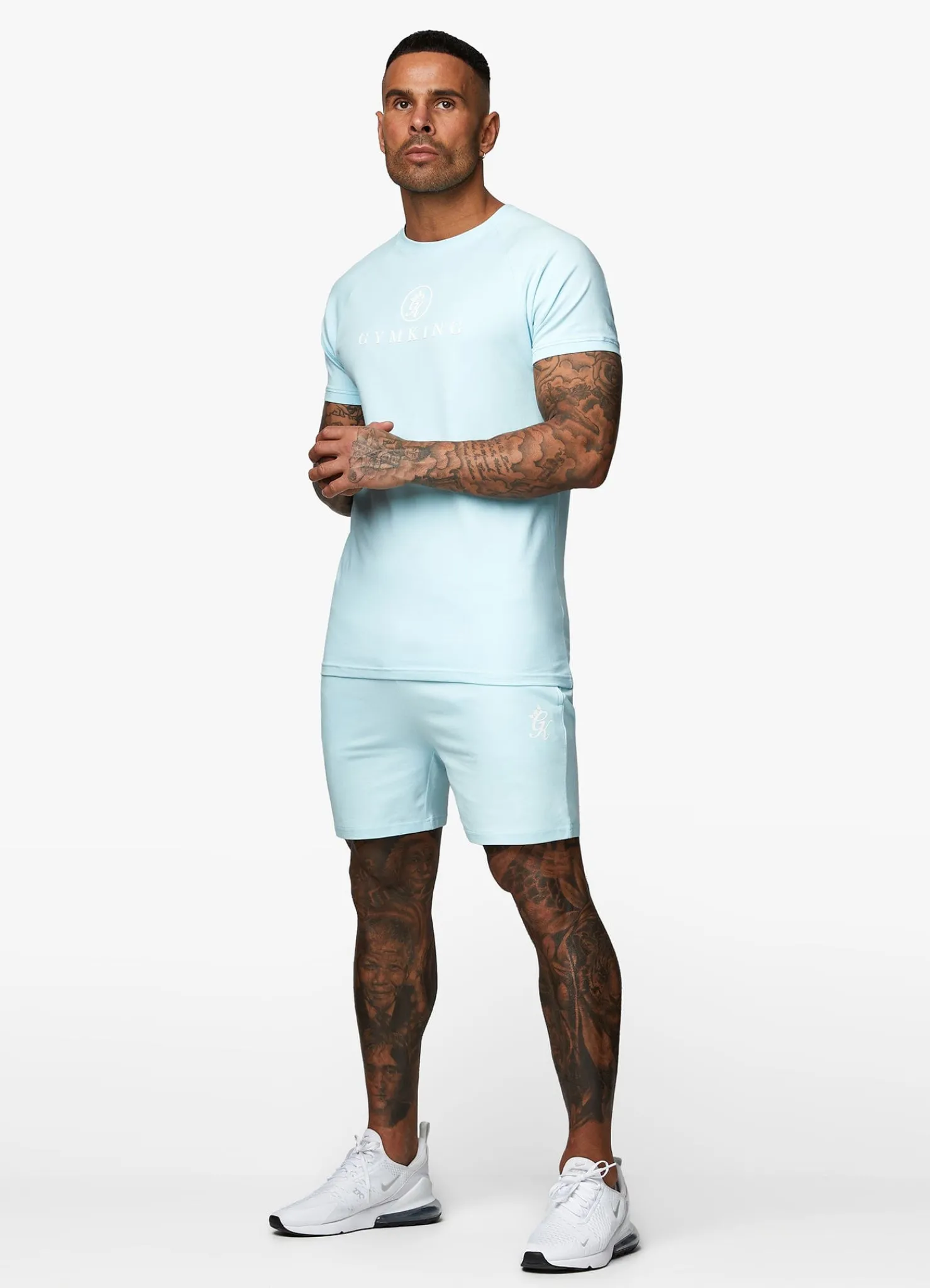 Twin Sets<Gym King Pro Jersey Short Aqua Sky