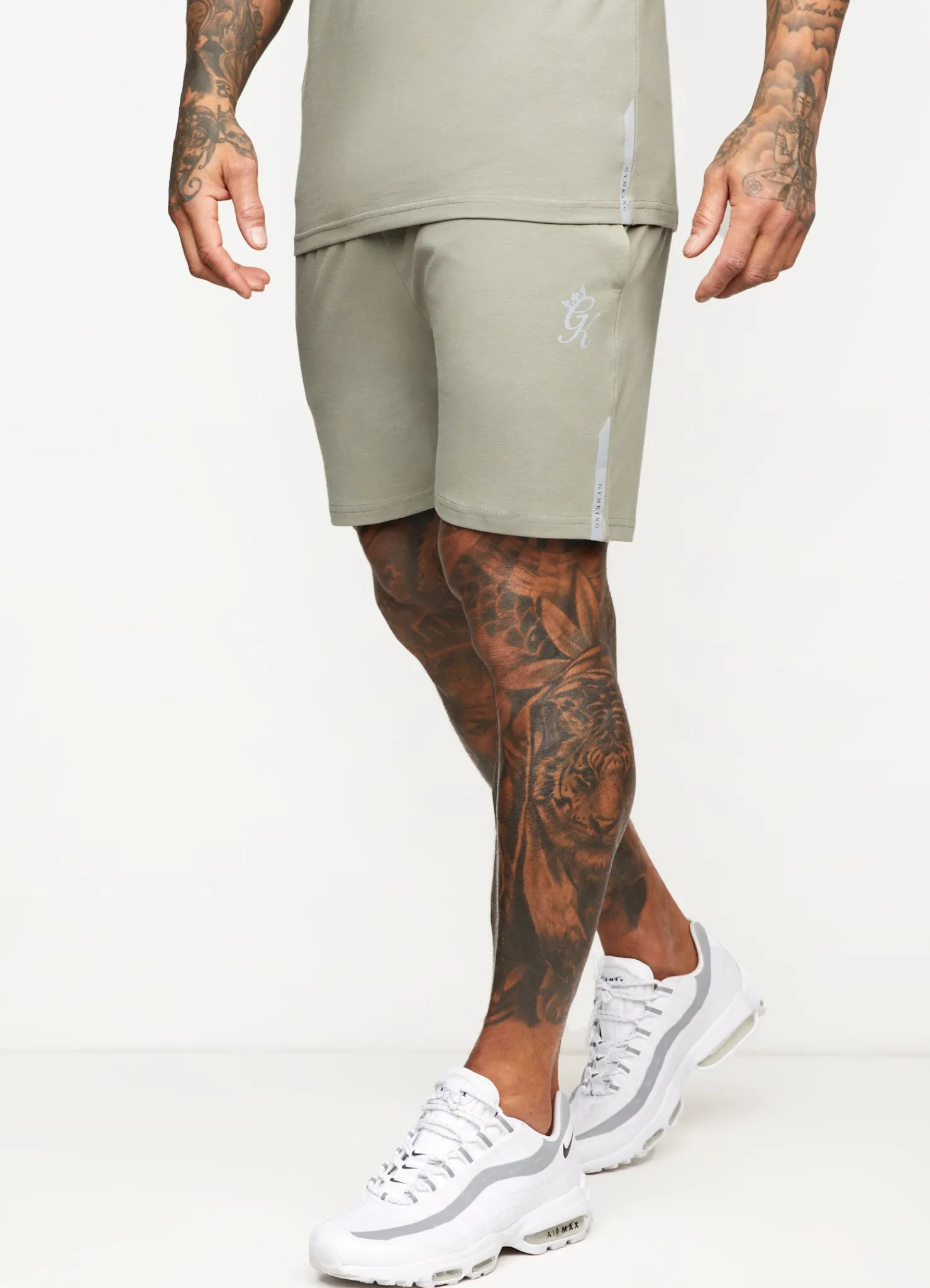 Shorts<Gym King Pro Jersey Short Soft Khaki
