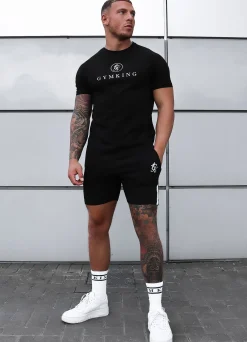 Twin Sets<Gym King Pro Jersey Short Black