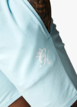 Gymwear<Gym King Pro Jersey Short Aqua Sky